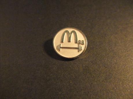 McDonald's 98 (halter, gewichtheffen) zilverkleurig